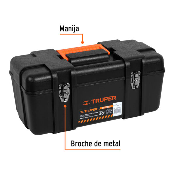 CAJA PARA HERRAMIENTAS 20" 10380 - TRUPER - Imagen 3