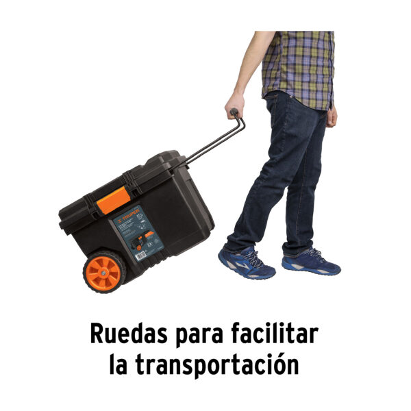 CAJA PARA HERRAMIENTAS 57L C/ RUEDAS 10902 - TRUPER - Imagen 6