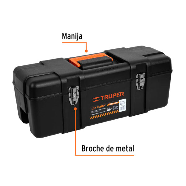 CAJA PARA HERRAMIENTAS 26" 19882 - TRUPER - Imagen 3