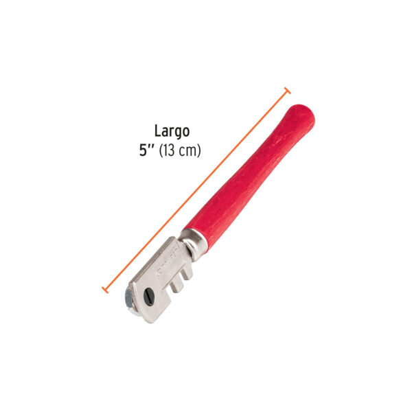 CORTADOR DE VIDRIO, CABEZA DE 6 CUCHILLAS 0.45mm, 2 RANURAS DE CORTE 12954 - TRUPER - Imagen 2