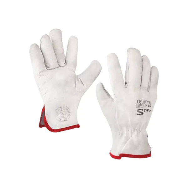 GUANTE CONDUCTOR CUERO CHAMPAGNE | SPRO