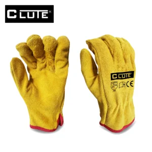 GUANTE DE CUERO CARNZAZA MOSTAZA DE 10″ - CLUTE