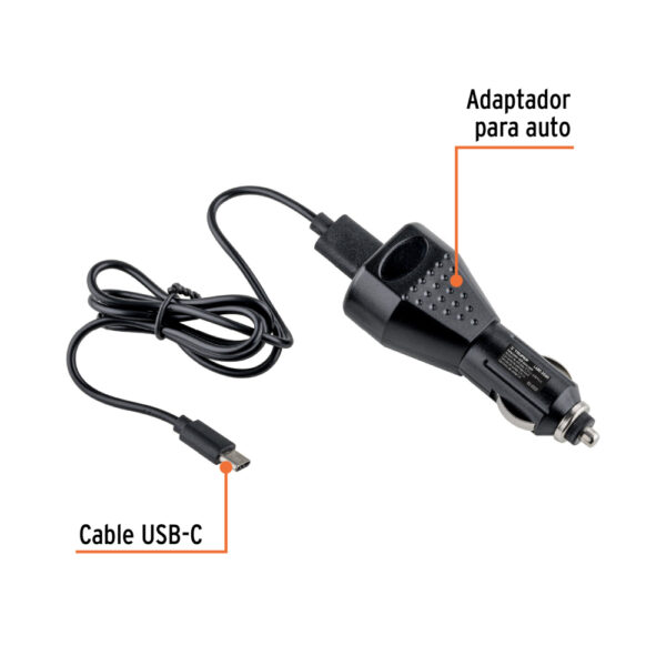 LINTERNA LED 900LM RECARCABLE 455M 102404 - TRUPER - Imagen 4