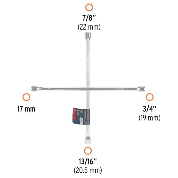 LLAVE CRUZ 20" UNIVERSAL 15481 - TRUPER - Imagen 3