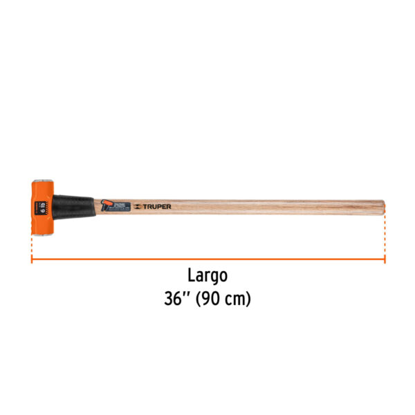 COMBA 6 LIBRAS C/ MANGO DE MADERA 36" 16509 - TRUPER - Imagen 2