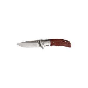 NAVAJA ABATIBLE 4" DENTADA CON SEGURO, ACERO INOX. 16981 - TRUPER