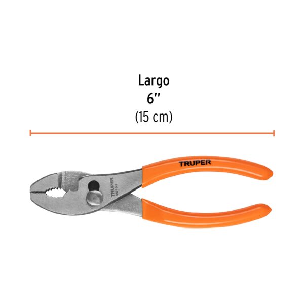 ALICATE MECÁNICO 6" MANGO DE PVC 17300 - TRUPER - Imagen 2