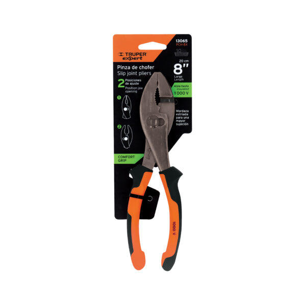 ALICATE MECANICO 8" AISLADO 1000V COMFORTGRIP 13065 - TRUPER - Imagen 4