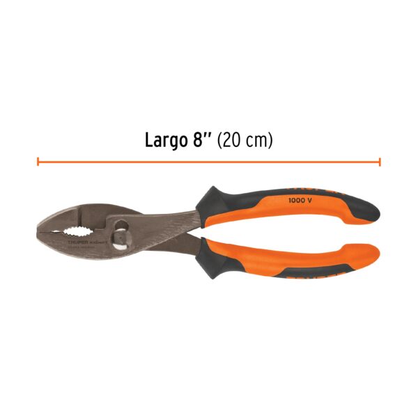 ALICATE MECANICO 8" AISLADO 1000V COMFORTGRIP 13065 - TRUPER - Imagen 2
