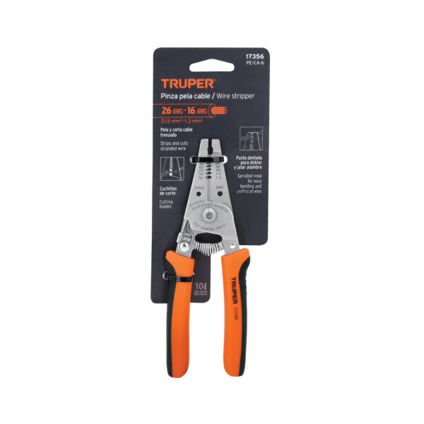 ALICATE PELACABLE 6" 22-10AWG 17356 - TRUPER - Imagen 4