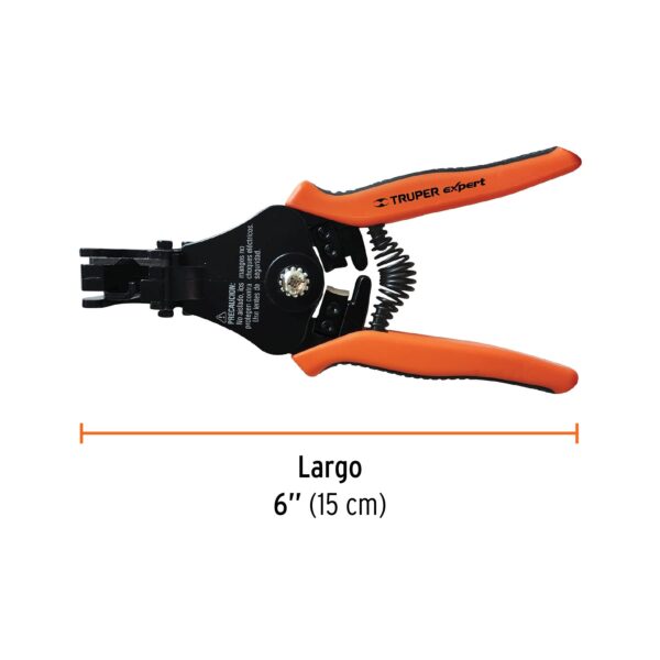 ALICATE PELACABLE AUTOMATICO 6" 16-12 AWG 17376 - TRUPER - Imagen 2