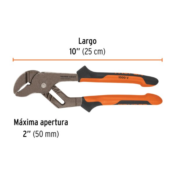 ALICATE PICOLORO 10" AISLADO 1000V COMFORTGRIP 13068 - TRUPER - Imagen 2