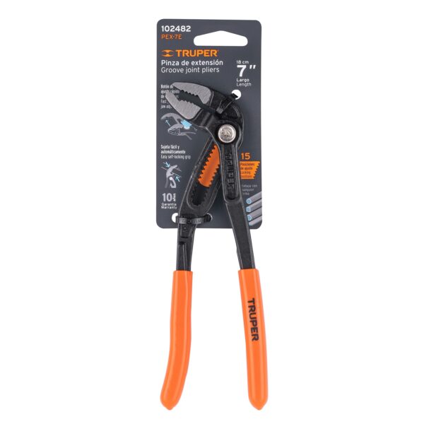 ALICATE PICOLORO 7" EUROPEO MANGO DE PVC 102482 - TRUPER - Imagen 4