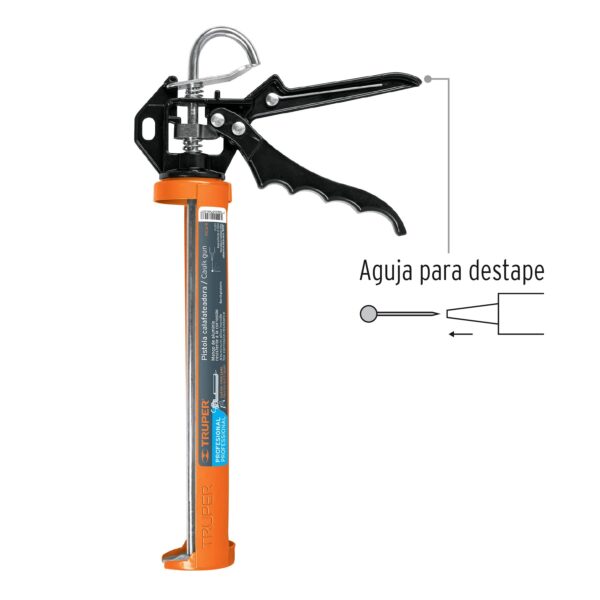APLICADOR DE SILICONA TIPO ESQUELETO 101280 - TRUPER - Imagen 3