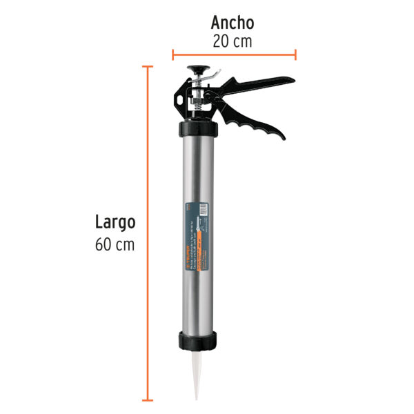 PISTOLA CALAFATERA PARA SALCHICHA 600ML 101931 - TRUPER - Imagen 2