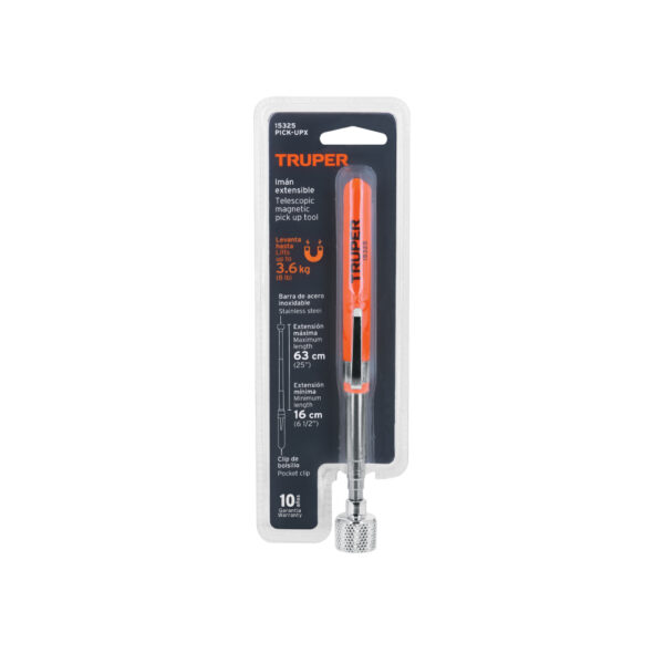 IMAN EXTENSIBLE, LEVANTA 3.6KG, 163MM-630MM 15325 - TRUPER - Imagen 2