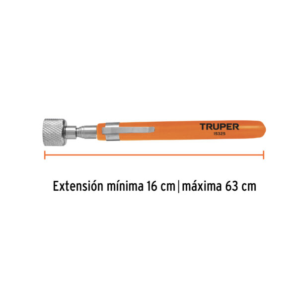 IMAN EXTENSIBLE, LEVANTA 3.6KG, 163MM-630MM 15325 - TRUPER - Imagen 4