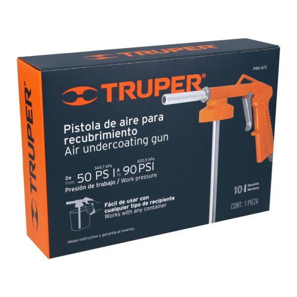 PISTOLA PARA RECUBRIMIENTO, ALEACIÓN DE ALUMINIO 19232 - TRUPER - Imagen 3
