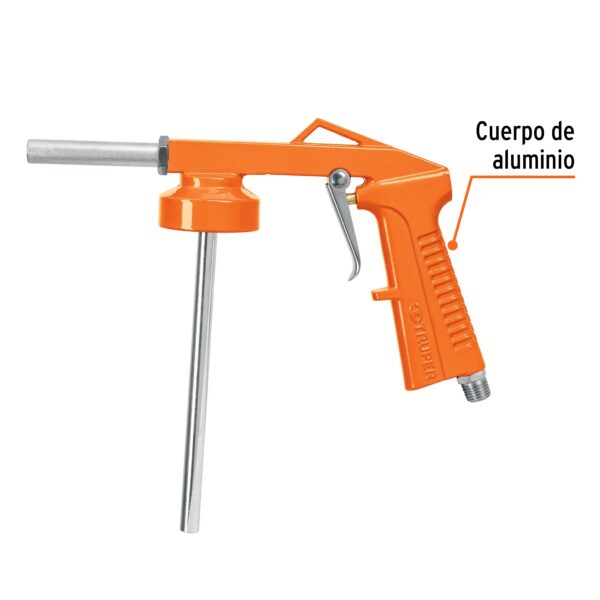 PISTOLA PARA RECUBRIMIENTO, ALEACIÓN DE ALUMINIO 19232 - TRUPER - Imagen 2