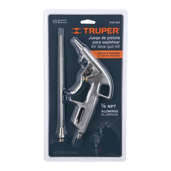 PISTOLA DE SOPLETE CON 2 BOQUILLAS 10647 - TRUPER - Imagen 3