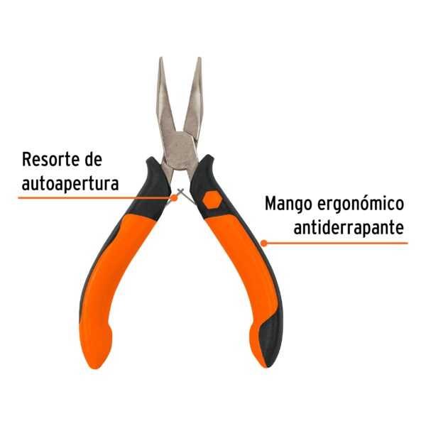 ALICATE DE PUNTA CURVA 5" COMFORTGRIP 17365 - TRUPER - Imagen 3