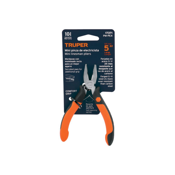 ALICATE UNIVERSAL 5" COMFORTGRIP 17371 - TRUPER - Imagen 5
