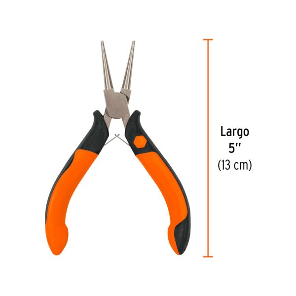 ALICATE DE PUNTA REDONDA 5" COMFORTGRIP 17370 - TRUPER - Imagen 3