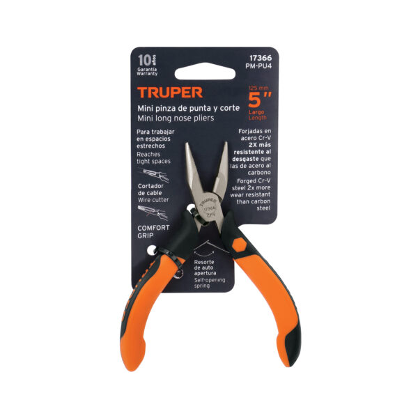 ALICATE DE PUNTA 5" COMFORTGRIP 17366 - TRUPER - Imagen 5