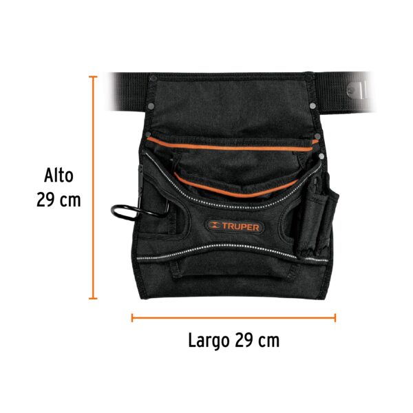 PORTA HERRAMIENTAS POLIESTER 13 COMPARTIMIENTOS 15313 - TRUPER - Imagen 2