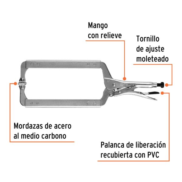ALICATE DE PRESION 18" AUTOAJUSTABLE 17415 - TRUPER - Imagen 3