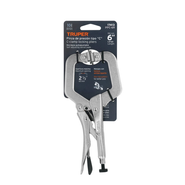 ALICATE DE PRESION 6" AUTOAJUSTABLE 17413 - TRUPER - Imagen 4
