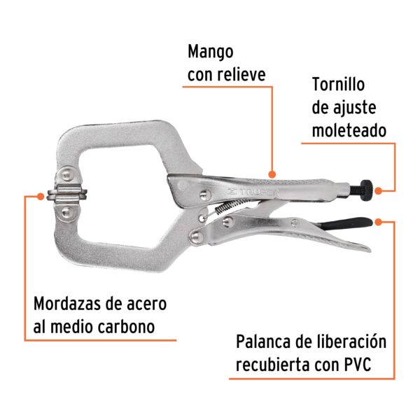 ALICATE DE PRESION 6" AUTOAJUSTABLE 17413 - TRUPER - Imagen 3