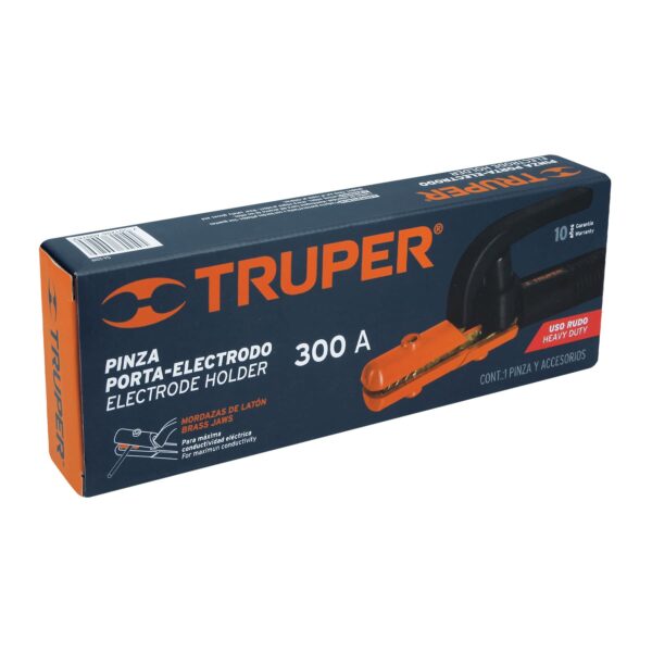 TENAZA PORTA ELECTRODO 300A, 253MM, 2/0 AWG, 14232 - TRUPER - Imagen 4