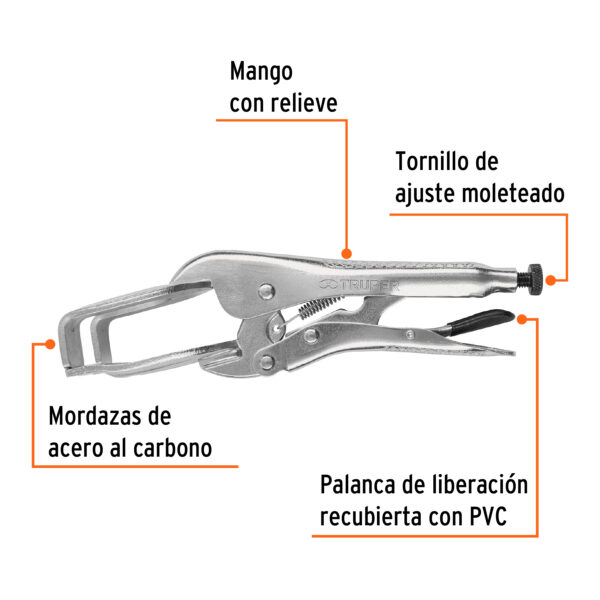 ALICATE DE PRESION 9" SOLDADOR 17426 - TRUPER - Imagen 3