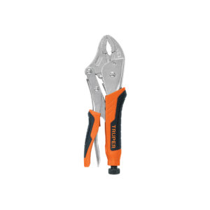 ALICATE DE PRESION 10" MORDAZA CURVA MANGO DE VINIL 17436 - TRUPER