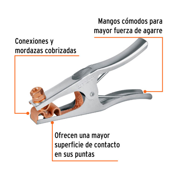 TENAZA PARA TIERRA, ACERO GALVANIZADO 300A, 215MM, 340GR, 14234 - TRUPER - Imagen 3