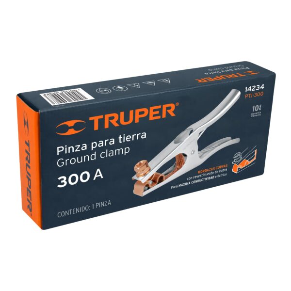 TENAZA PARA TIERRA, ACERO GALVANIZADO 300A, 215MM, 340GR, 14234 - TRUPER - Imagen 4