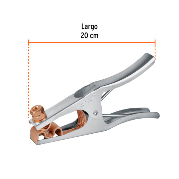 TENAZA PARA TIERRA, ACERO GALVANIZADO 300A, 215MM, 340GR, 14234 - TRUPER - Imagen 2