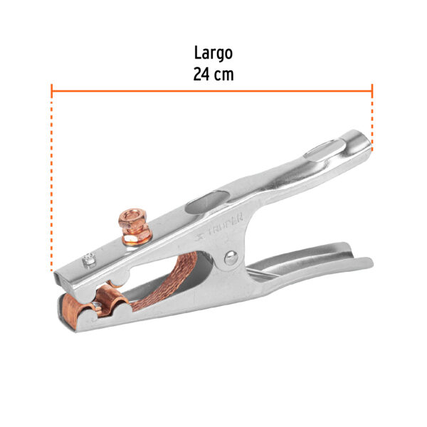 TENAZA PARA TIERRA, ACERO GALVANIZADO 500A, 215MM, 350GR, 14235 - TRUPER - Imagen 2