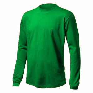 POLO VERDE PERICO 30/1 JERSEY MANGA LARGA - NACIONAL