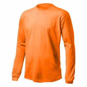 POLO NARANJA 30/1 JERSEY MANGA LARGA - NACIONAL