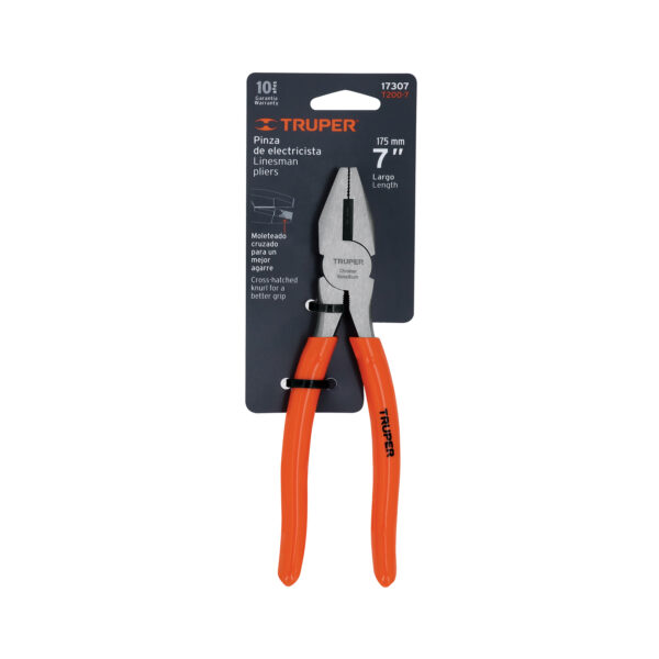 ALICATE UNIVERSAL 7" MANGO PVC 17307 - TRUPER - Imagen 4