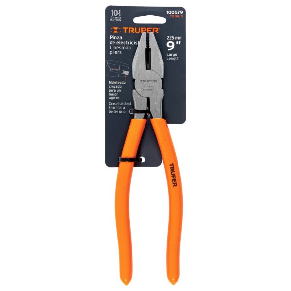 ALICATE UNIVERSAL 9" MANGO PVC 100579 - TRUPER - Imagen 4