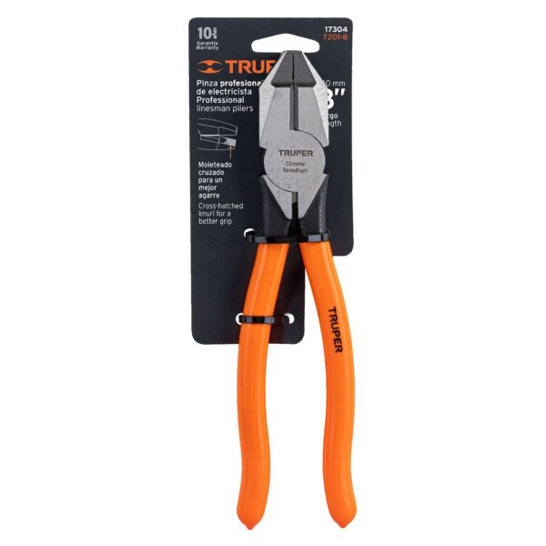 ALICATE UNIVERSAL 8" MANGO PVC 17304 - TRUPER - Imagen 4