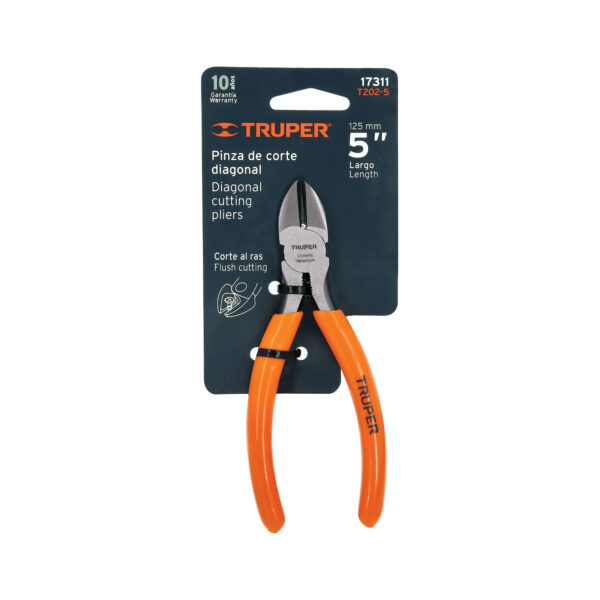 ALICATE DE CORTE 5" MANGO DE PVC 17311 - TRUPER - Imagen 2