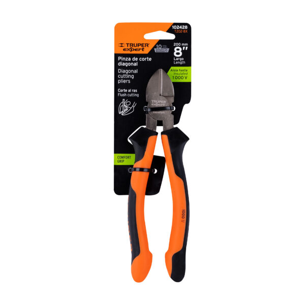 ALICATE DE CORTE 8" AISLADO 1000V COMFORTGRIP 102428 - TRUPER - Imagen 4