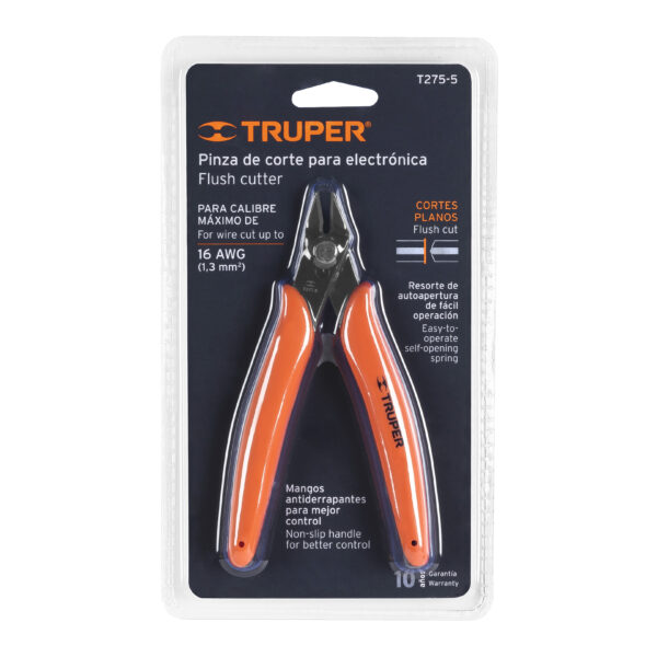 ALICATE DE CORTE 5" ELECTRONICA 17314 - TRUPER - Imagen 4