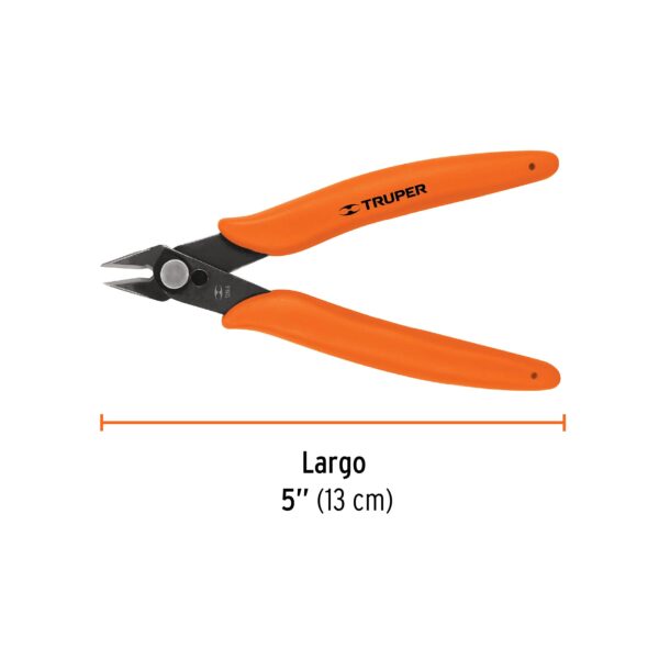 ALICATE DE CORTE 5" ELECTRONICA 17314 - TRUPER - Imagen 2