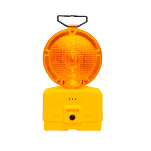 LAMPARA DE SEÑALIZACION VIAL AMARILLO - STEELPRO