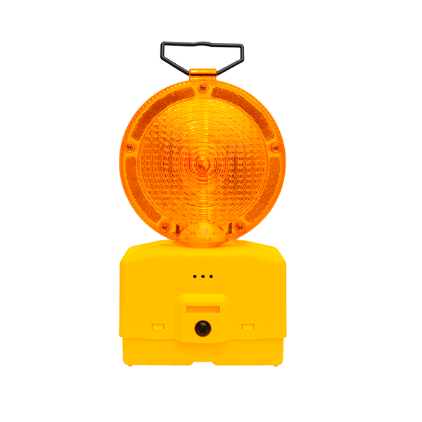 LAMPARA DE SEÑALIZACION VIAL AMARILLO - STEELPRO